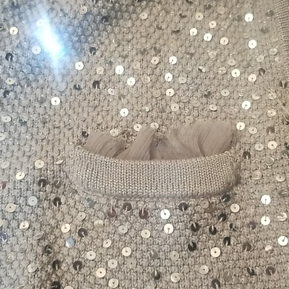 Silver sequin sweater - Picture 8 of 8
